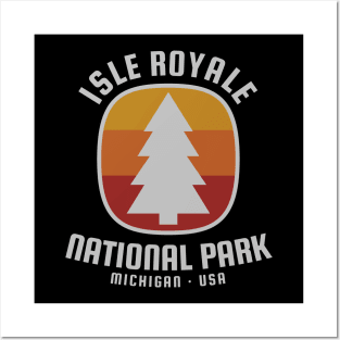 Isle Royal National Park Retro Posters and Art